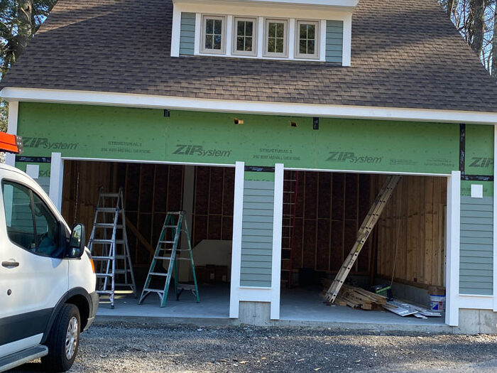 Photo of a house with a garage | Goodrow Garage Door Solutions | Bridgewater, MA